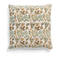 Chamois – Floral  Linen Kuddfodral 50×50 cm Ochre