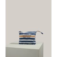 Lexington – Three Mile Organic Cotton Bag Blue Multi Stripe