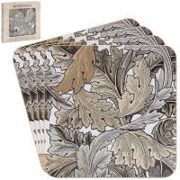 Desina – W Morris Acanthus Coasters 4-p brun