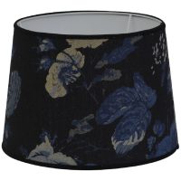 Hallbergs – Tallulah floral lampskärm ø20 cm indigo